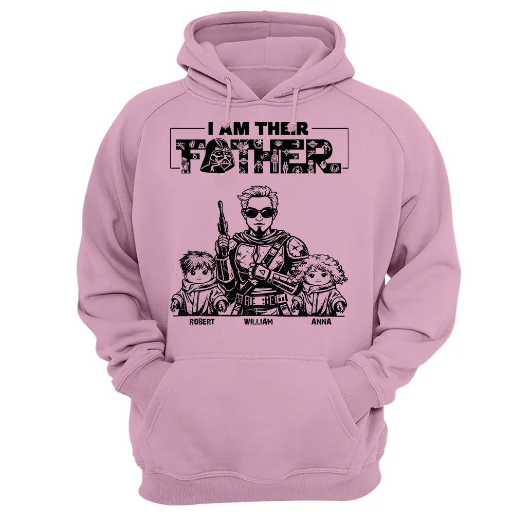 I Am Their Father - Personalized Vintage Style Shirt For Dad Father's Day 2026 NA04 Hv01