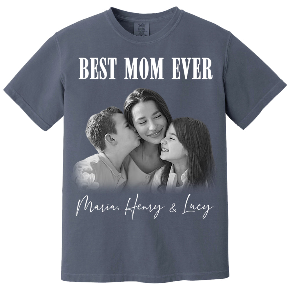 Trending Vintage Best Mom Ever - Personalized Shirt - Mother's Day Gift For Mom Nh00