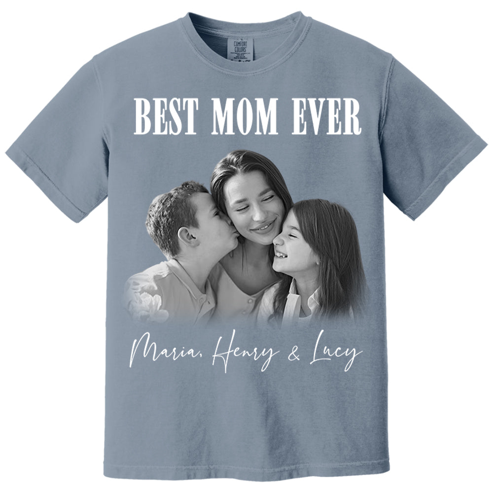 Trending Vintage Best Mom Ever - Personalized Shirt - Mother's Day Gift For Mom Nh00