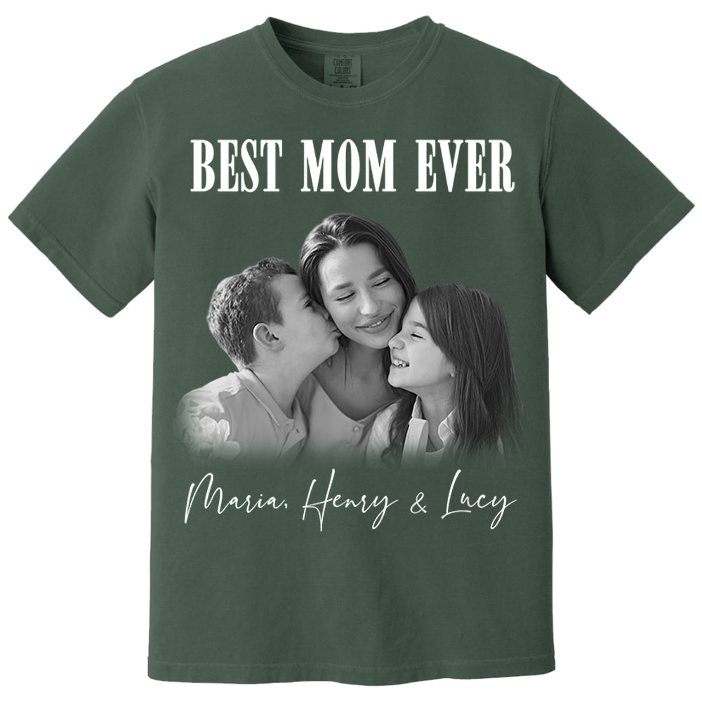 Trending Vintage Best Mom Ever - Personalized Shirt - Mother's Day Gift For Mom Nh00