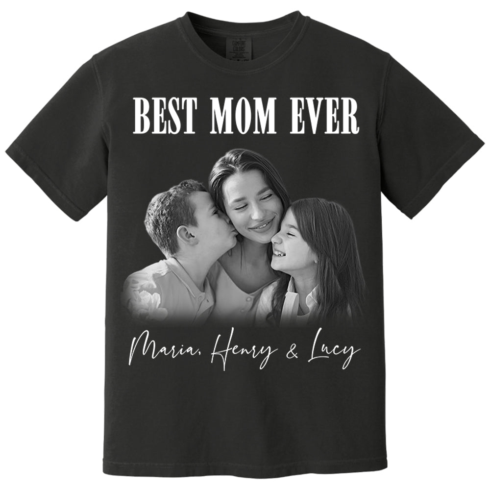 Trending Vintage Best Mom Ever - Personalized Shirt - Mother's Day Gift For Mom Nh00