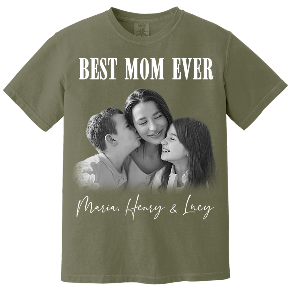 Trending Vintage Best Mom Ever - Personalized Shirt - Mother's Day Gift For Mom Nh00