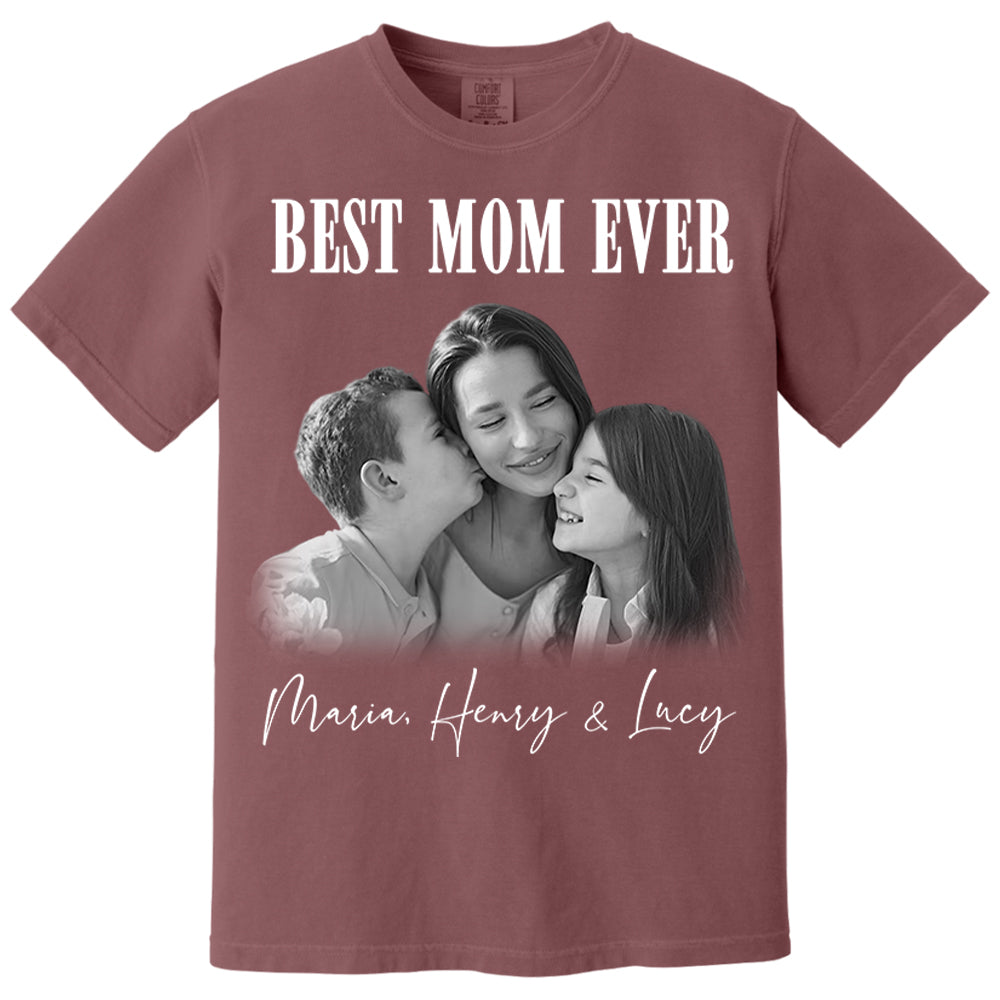Trending Vintage Best Mom Ever - Personalized Shirt - Mother's Day Gift For Mom Nh00
