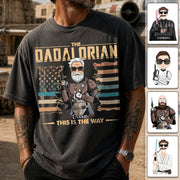 The Dadalorian This Is The Way - Personalized Shirt For Dad, Grandpa, Gift For Father's Day A2110 Hv01