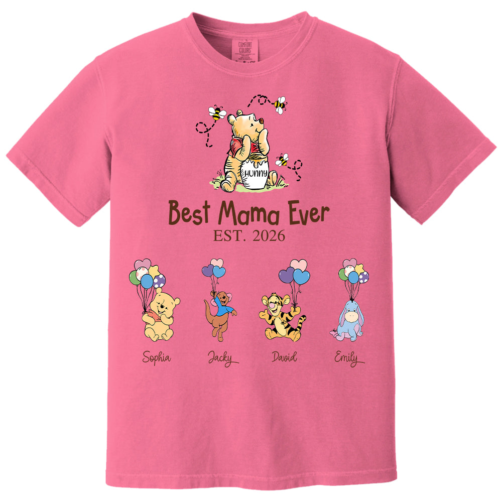 Best Mama Bear Ever Mama Est, Personalized Sweatshirt Mama Bear, Grandma Bear Shirt, Gift For Mom, Gift For Grandma, Gift For Mother's Day MI209 Li29