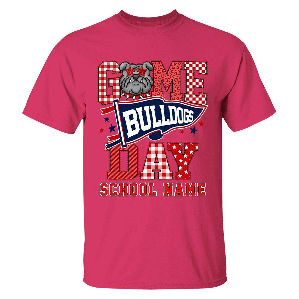 Custom School Mascot Game Day Shirt , School Spirit L0411 Hv01