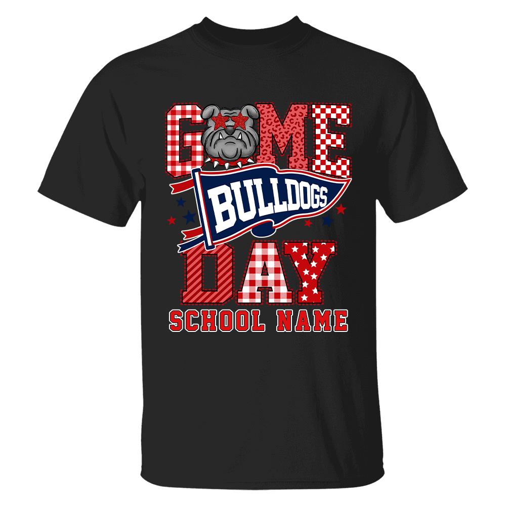 Custom School Mascot Game Day Shirt , School Spirit L0411 Hv01