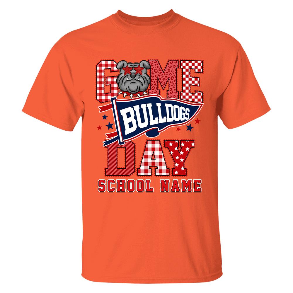 Custom School Mascot Game Day Shirt , School Spirit L0411 Hv01