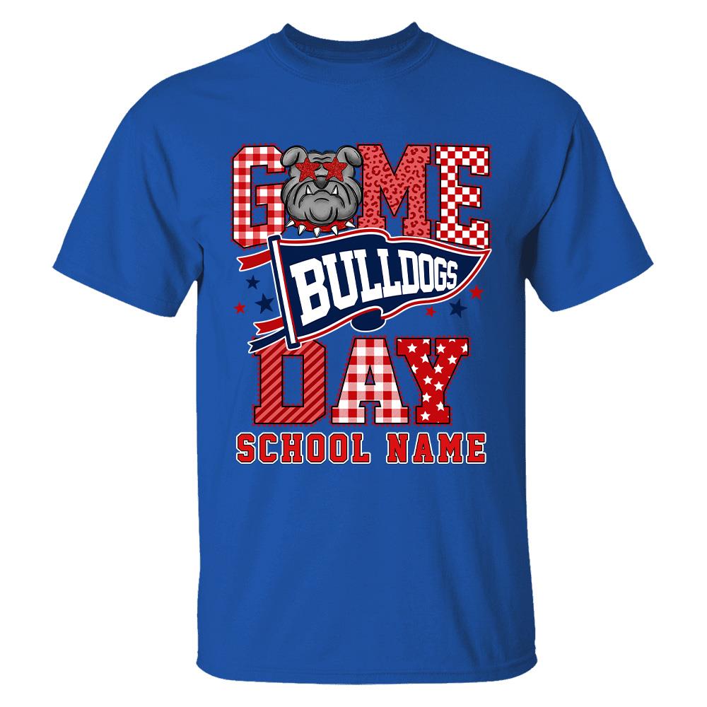 Custom School Mascot Game Day Shirt , School Spirit L0411 Hv01