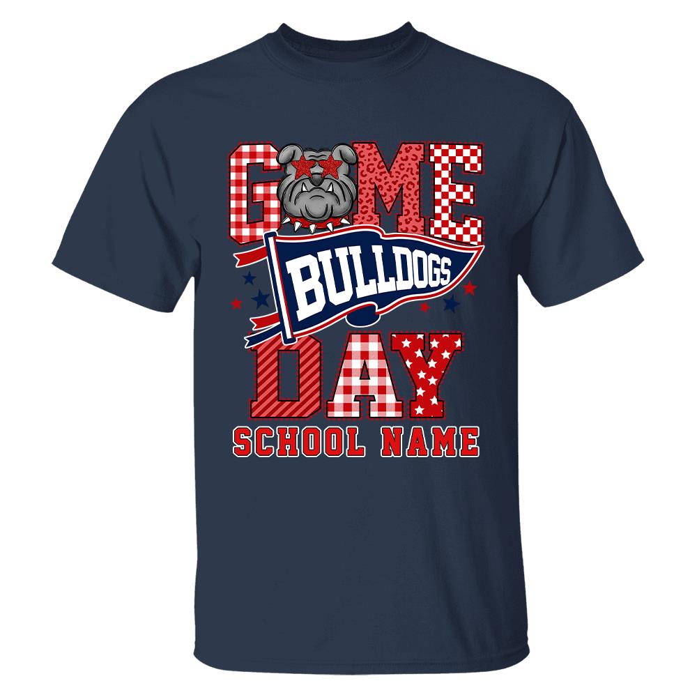 Custom School Mascot Game Day Shirt , School Spirit L0411 Hv01
