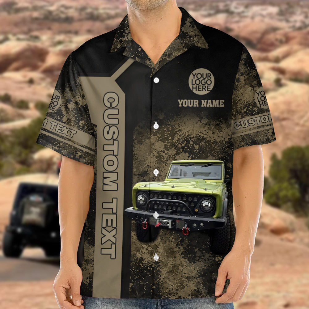 This Is How I Roll - Personalized Upload Vechicle Photo Hawaiian Shirt - Gift for Gift for Off Road Lovers A2110 Pt99
