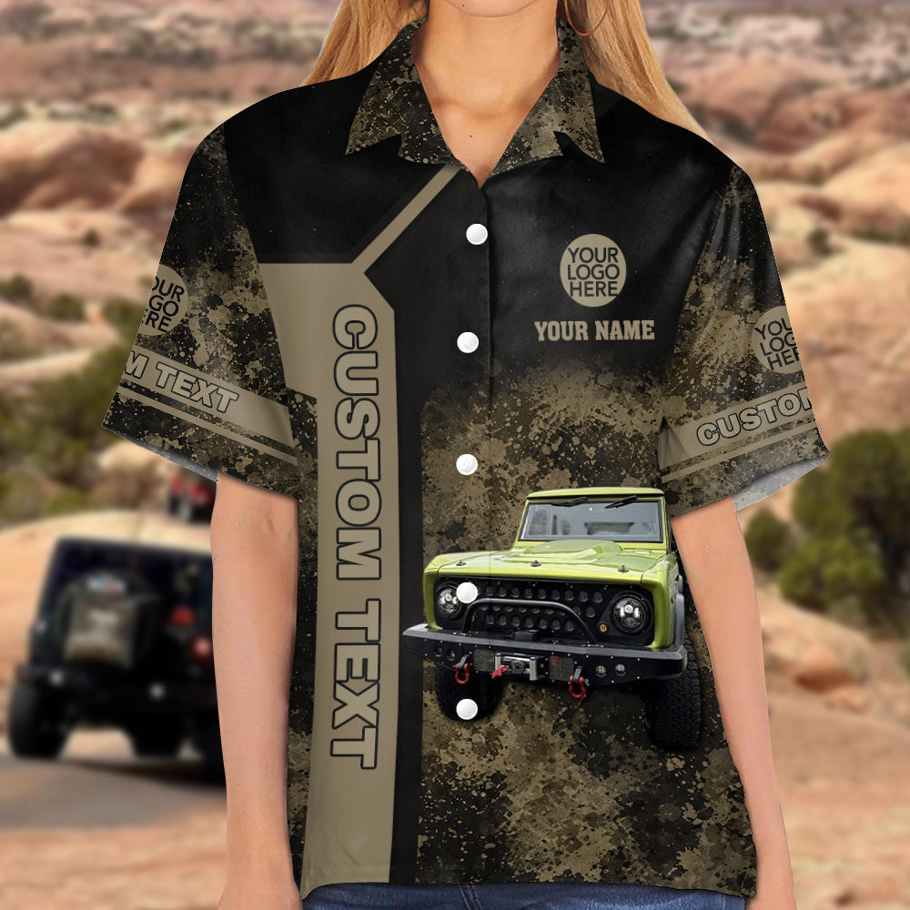This Is How I Roll - Personalized Upload Vechicle Photo Hawaiian Shirt - Gift for Gift for Off Road Lovers A2110 Pt99