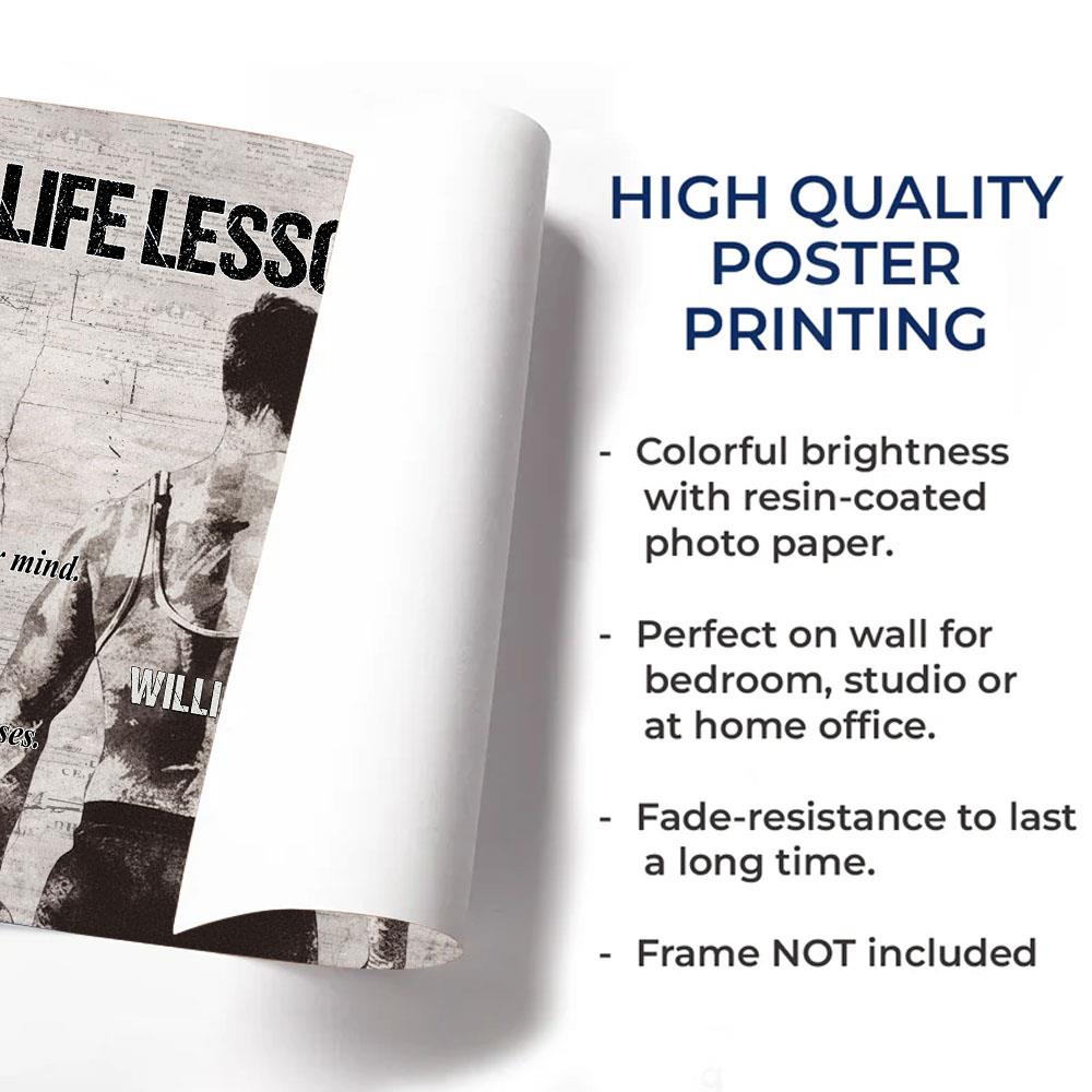 Personalized Wrestling Poster - Custom Photos And Names For Basketball Players NA04