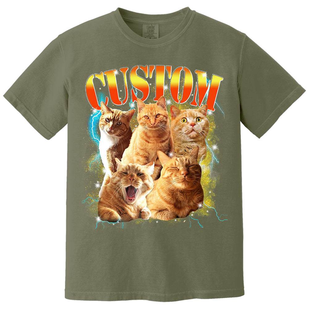 Custom Vintage Pet Shirt Pet Photo, Name Custom Dog Shirt Personalized Dog Shirt Custom Dog T Shirt