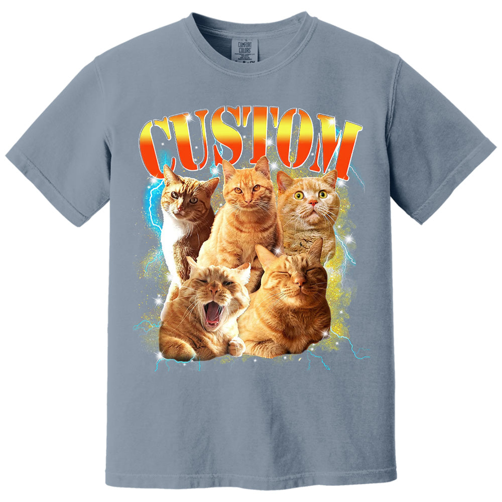 Custom Vintage Pet Shirt Pet Photo, Name Custom Dog Shirt Personalized Dog Shirt Custom Dog T Shirt