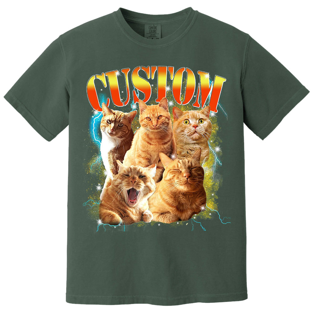 Custom Vintage Pet Shirt Pet Photo, Name Custom Dog Shirt Personalized Dog Shirt Custom Dog T Shirt
