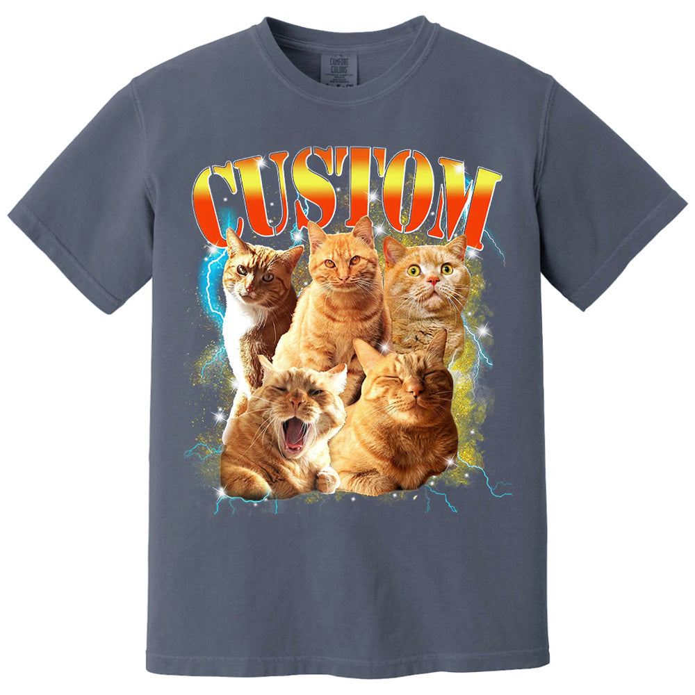 Custom Vintage Pet Shirt Pet Photo, Name Custom Dog Shirt Personalized Dog Shirt Custom Dog T Shirt