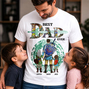 Best Dad Ever, Personalized The Legend Of Dad Shirt With Kids Name Custom, Gift For Dad, Gift For Grandpa, Best Gift For Father's Day MI209 Hv01