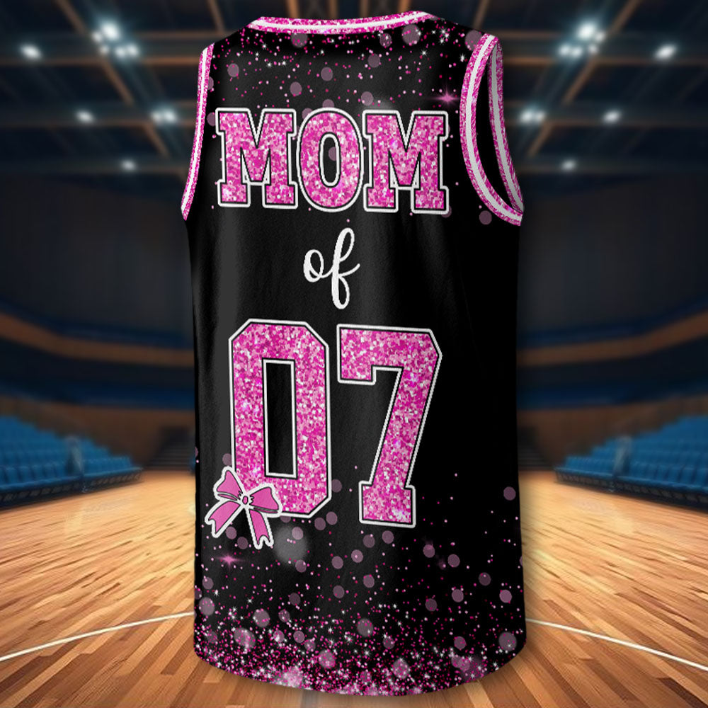 Custom Photo Basketball Jersey For Basketball Lovers - Personalized Basketball Shirt Basketball Mom Grandma Sport Family Lovers T1807 Pt99