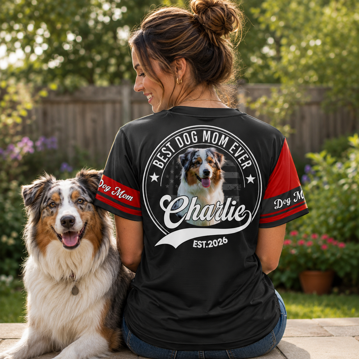 Life Is Better With A Dog, Personalized Baseball Jersey, Custom Photo Dog Mom Dog Dad Shirt, Gift For Dog Lover T1807 T24