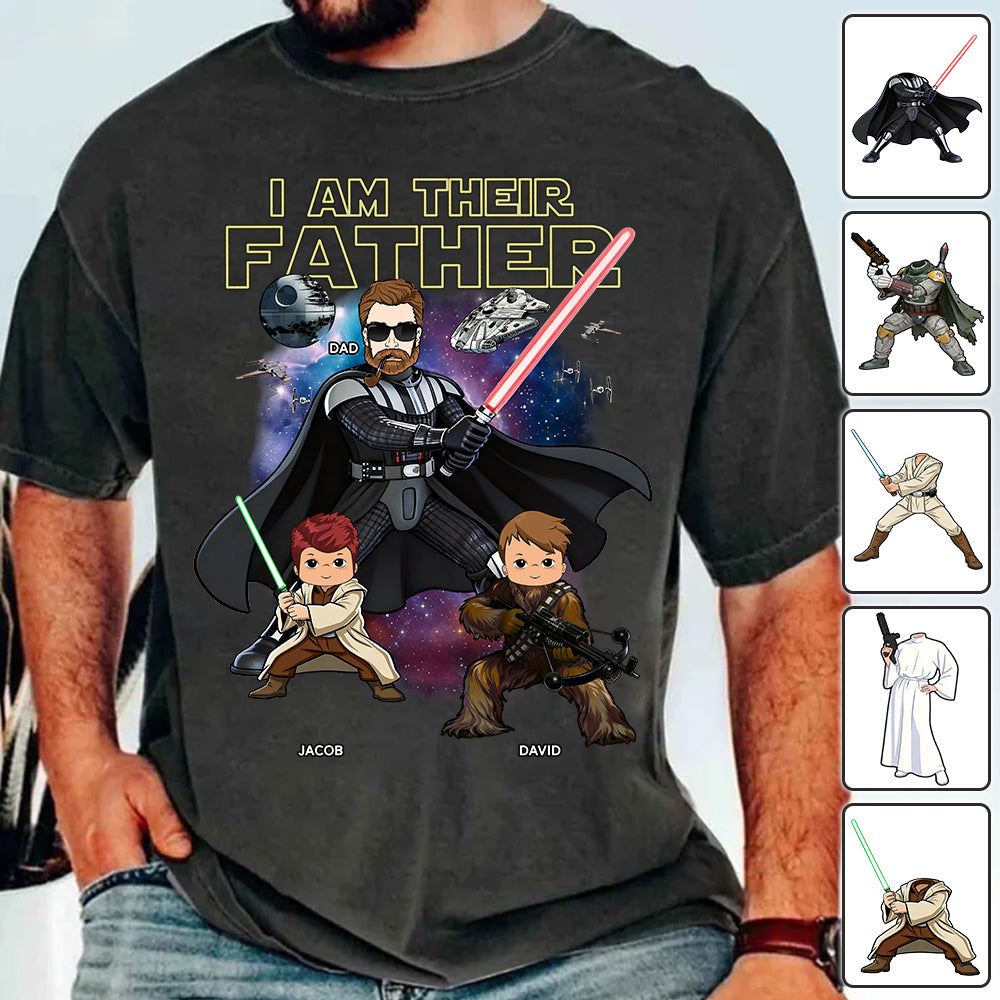 I Am Their Father Custom Vintage Style Shirt For Dad - Father's Day Gift New VH01